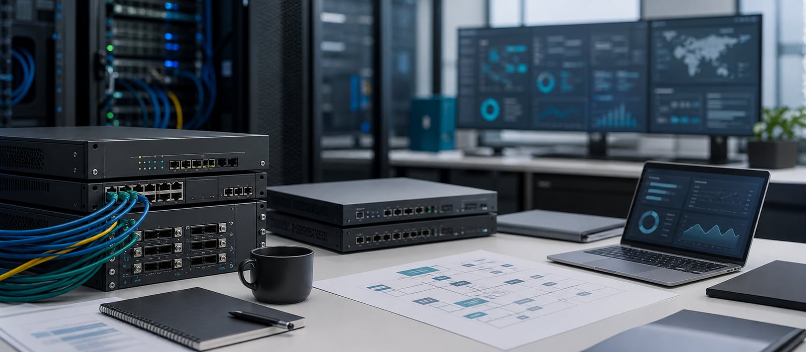 Infraestructura, dashboards y diagramas de arquitectura para coordinar operación técnica